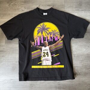 Los Angeles Lakers Shirt Mens XL Black Mamba 24 Legendary NBA Basketball Palm